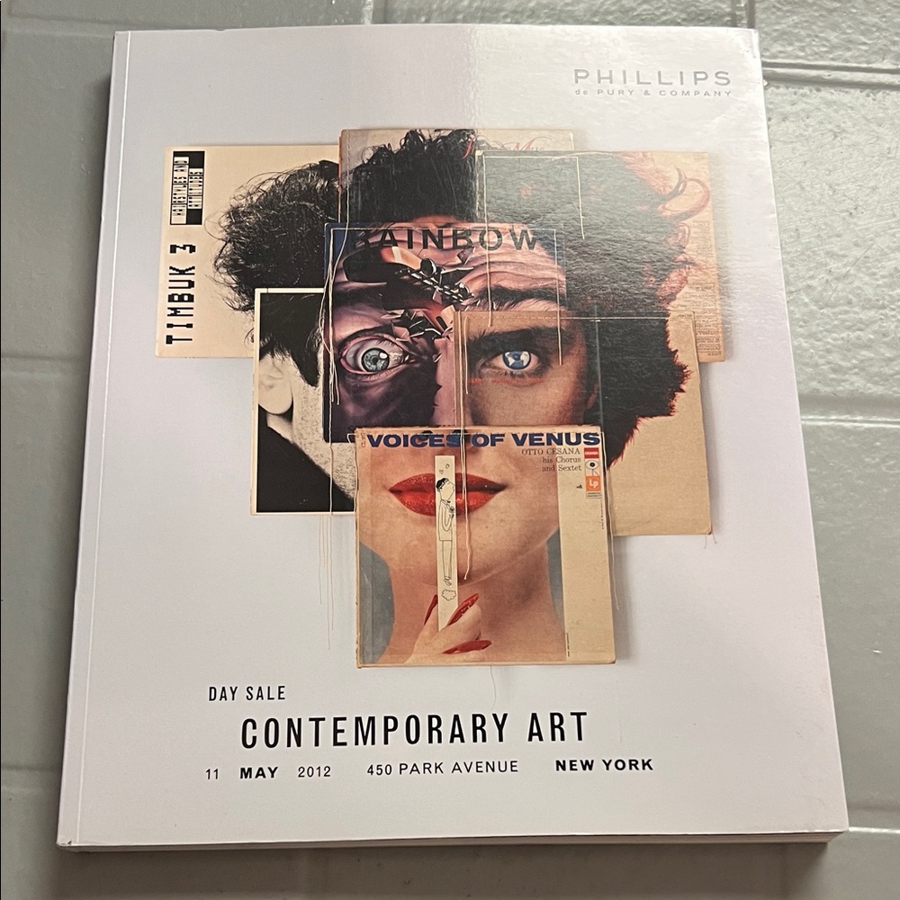 🔥Phillips Contemporary Art Catalog Coffee Table Design Collectors book Rare 2012